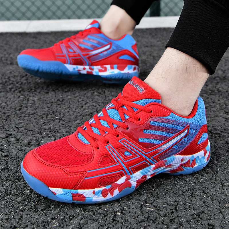 Professional Non-Slip Women Badminton Shoes Comfortable Mesh Men's Tennis Sneakers Breathable Training Baseball Shoes For Women