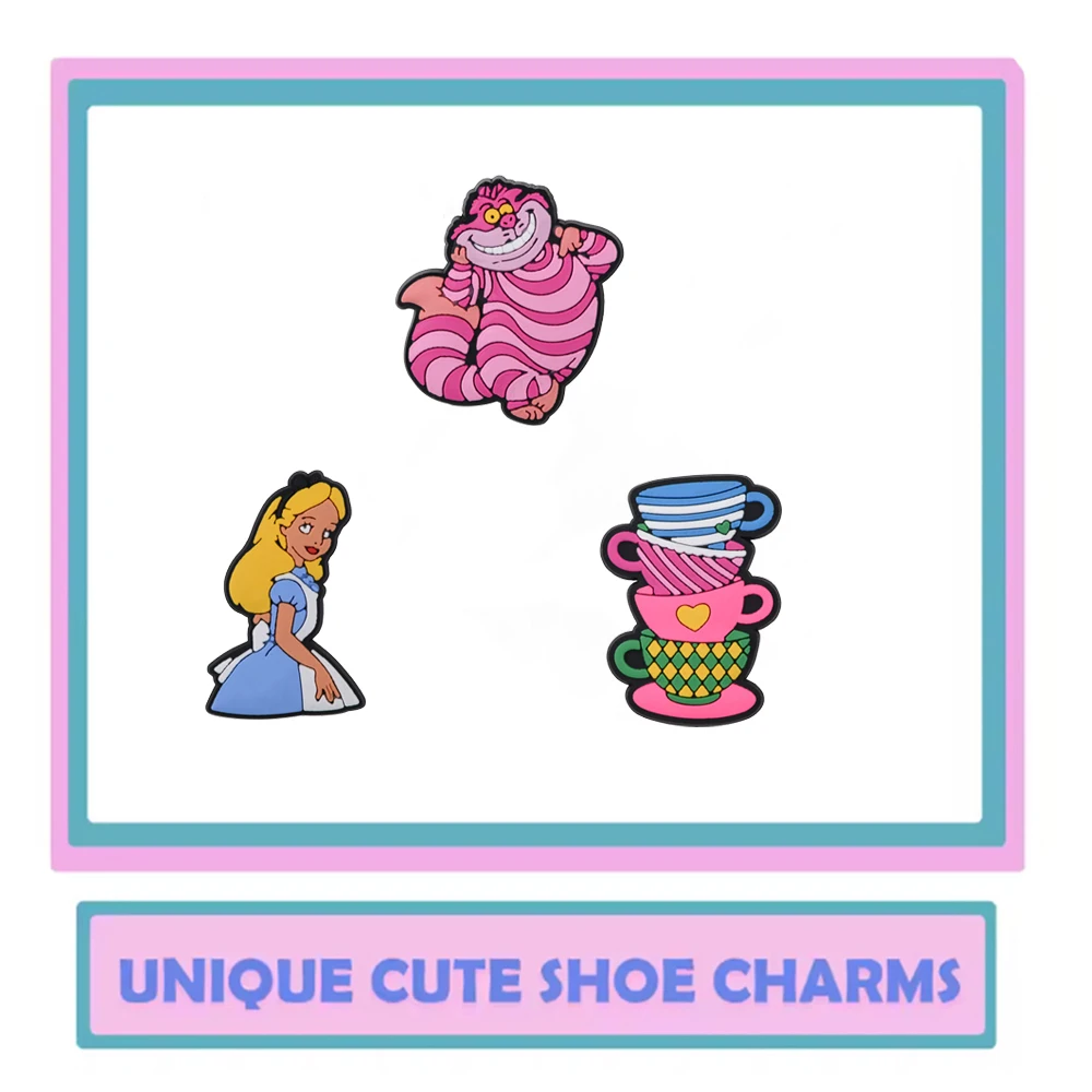 New19pcs Hot Toys Cartoon Fairy Tale Story Role Series PVC Shoe Charms Accessories Detachable DIY Fashion Creativity Gifts view 5