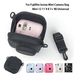 For Fujifilm Instax Mini 12 11 9 8 7+ 99 camera bag EVA Shockproof Case Mesh Pocket fit Instax Film Accessories