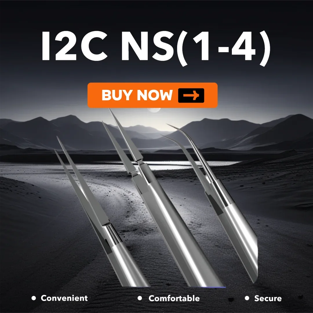 

I2C NS(01-04) Super Alloy Tweezers for Flying Line Repair/mobile Phone Repair/computer Repair/handmade