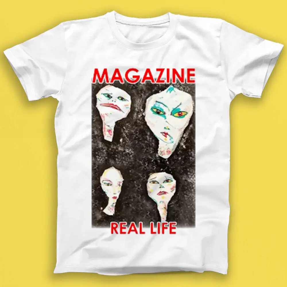 Magazine Real Life Rank Punk Rock Music Gift Tshirt 1704