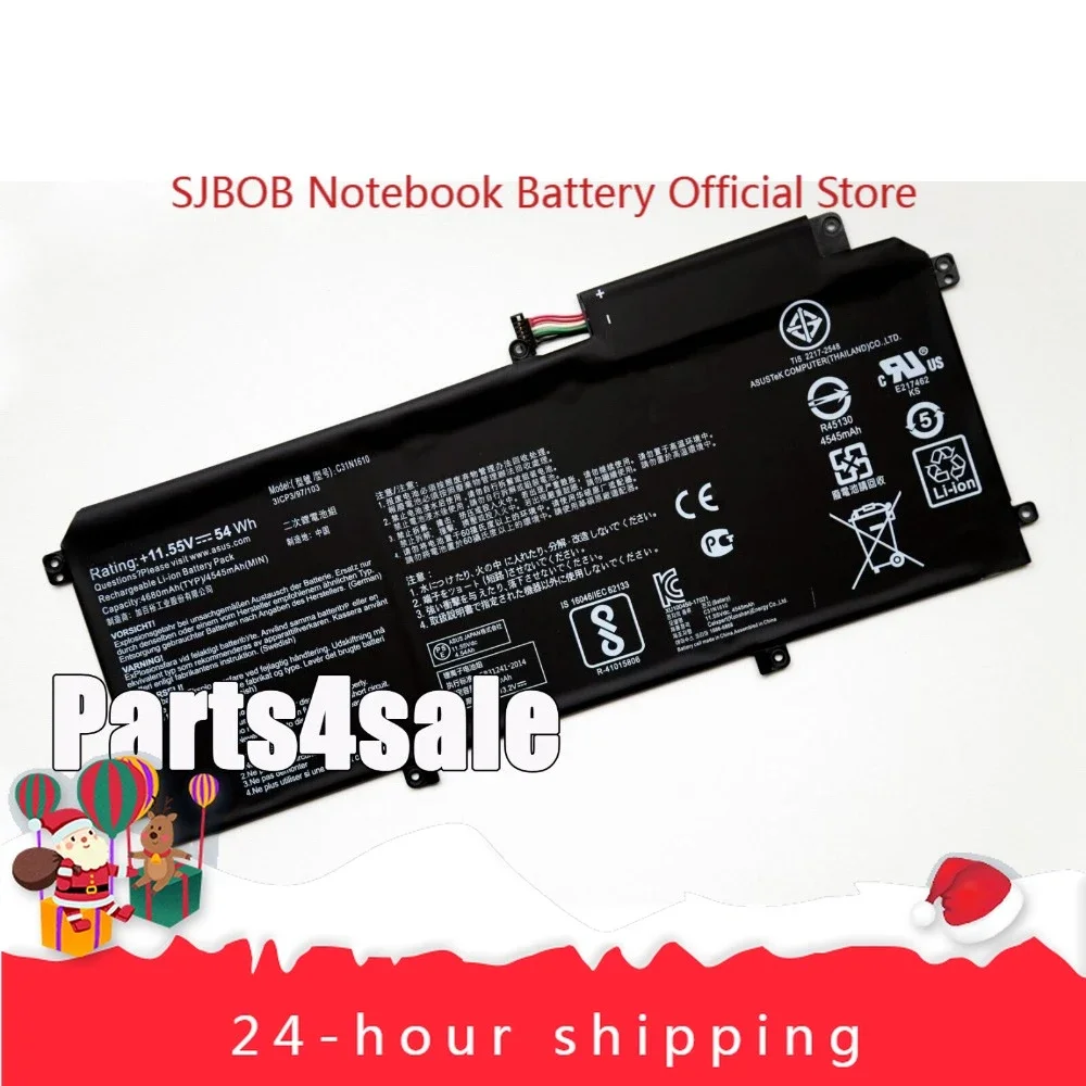 2025 New Genuine C31N1610 OEM Battery for Asus Zenbook UX330 UX330C UX330CA U3000C laptop battery