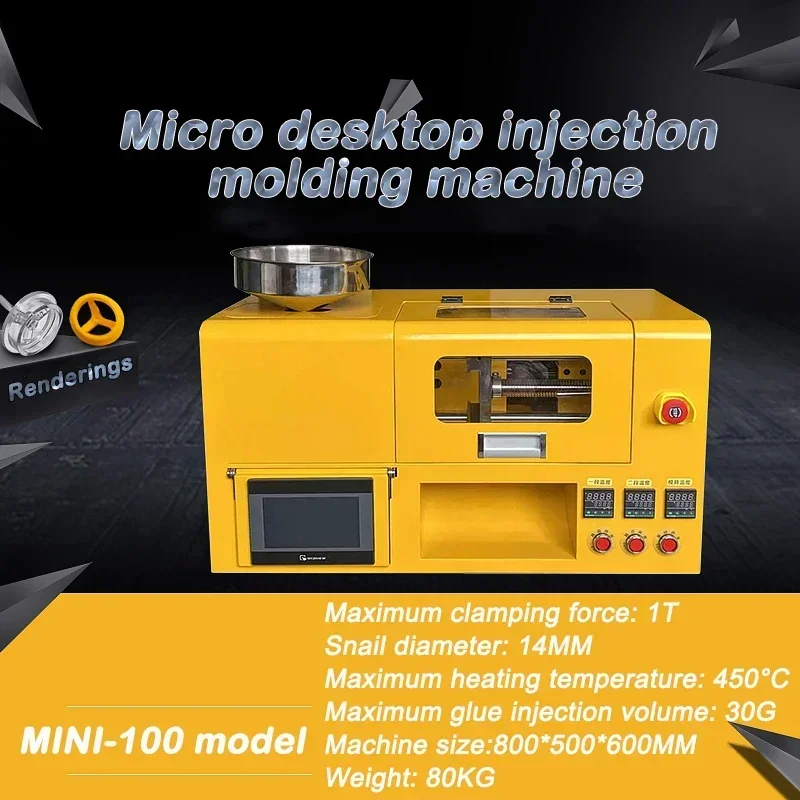 220V/110V Mini-220 3T 50g Horizontal Injection Molding Machine Automatic Mini-100 1.5T 30g Plastic Processing Molding Machine