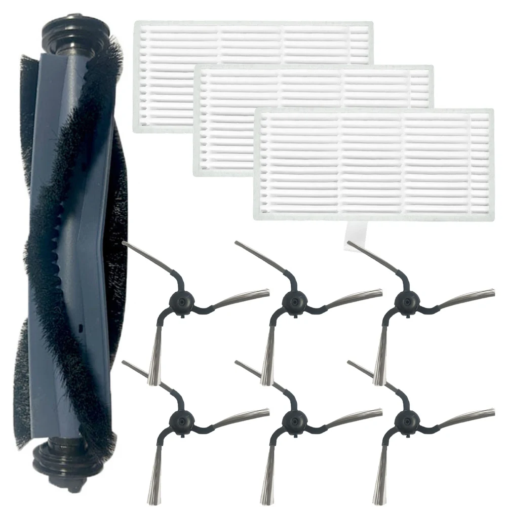 

1sets Vacuum Cleaner Main Side Brush Filter For Eufy Robot Vacuum Cleaner C10 With Self Empty Station Replacement Accessories