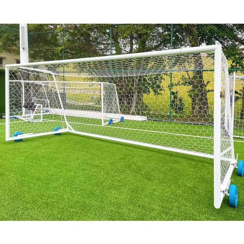 Outdoor Soccer & Football Metal Goalpost Wholesale Aluminium Court Equipment Outdoor Football Goal Aluminium