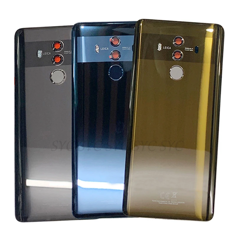 Original Rear Door Battery Cover Housing For Huawei Mate 10 Pro Back Cover with Fingerprint Flex Cable Logo Repair Parts