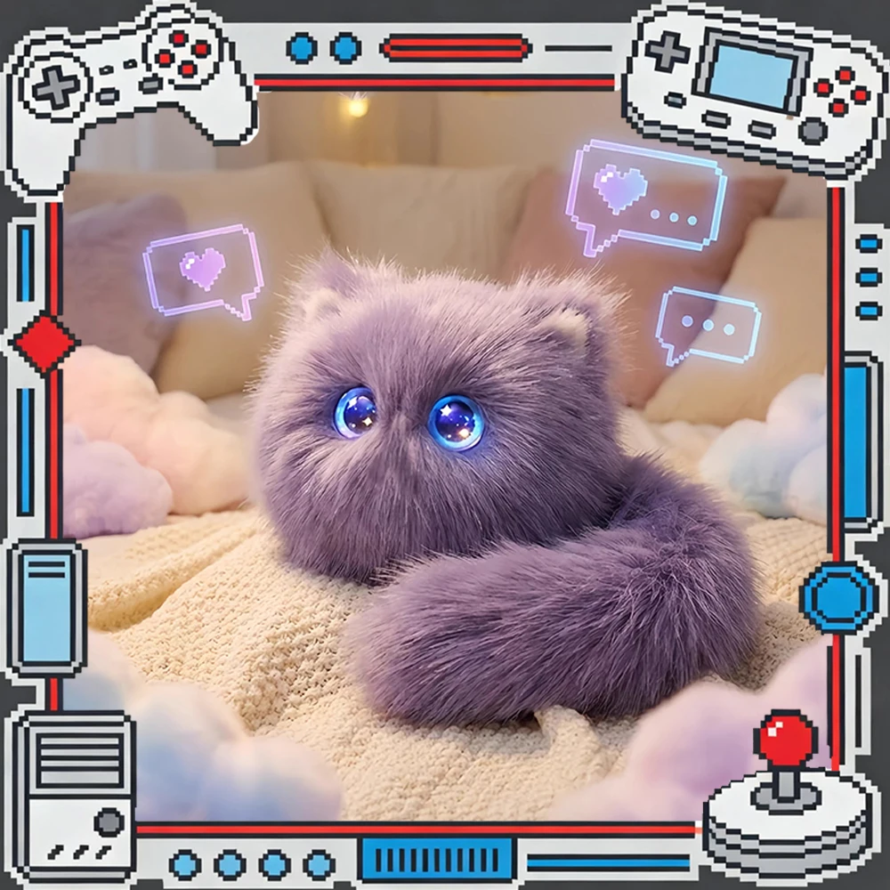 Intelligent Chaowan CAT Smart Robot Companion Robot Touch Bionic Interaction Emotional Companionship Wireless Intelligence Gifts