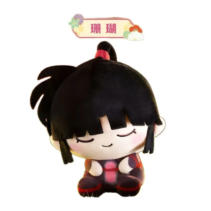 Inuyasha Tilt-head Plush Figurine Cartoon Kikyo Blind Box Desktop Collectible Holiday Gift Trendy Toy Figure Anime Merchandise view 3