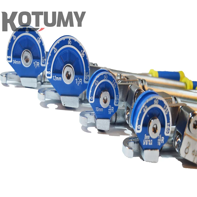 8-22mm Manual Stainless Steel Pipe Bender Multifunction Copper Tube Bending Machine Lever Type Heavy Duty Tubing Bending Tools