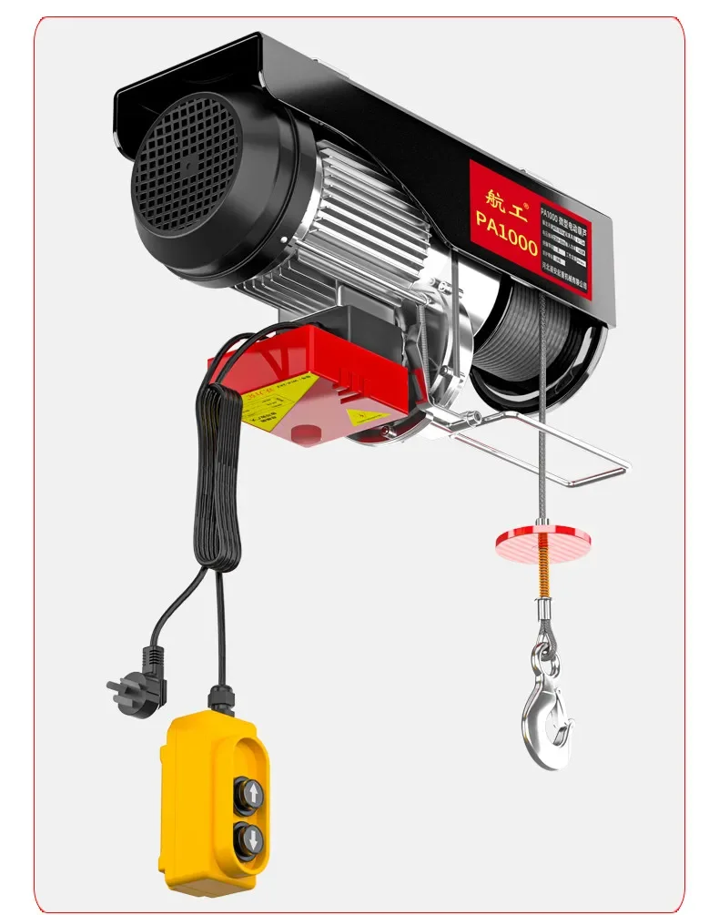 2026  20m Wireless Remote Control Lifting Crane Micro Electric Hoist  Household Small Crane Electric Lift Remote Operation Hoist
