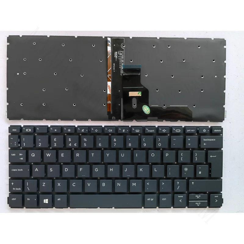 TT  New For HP ProBook 430 G8 Laptop UK Keyboard Backlit