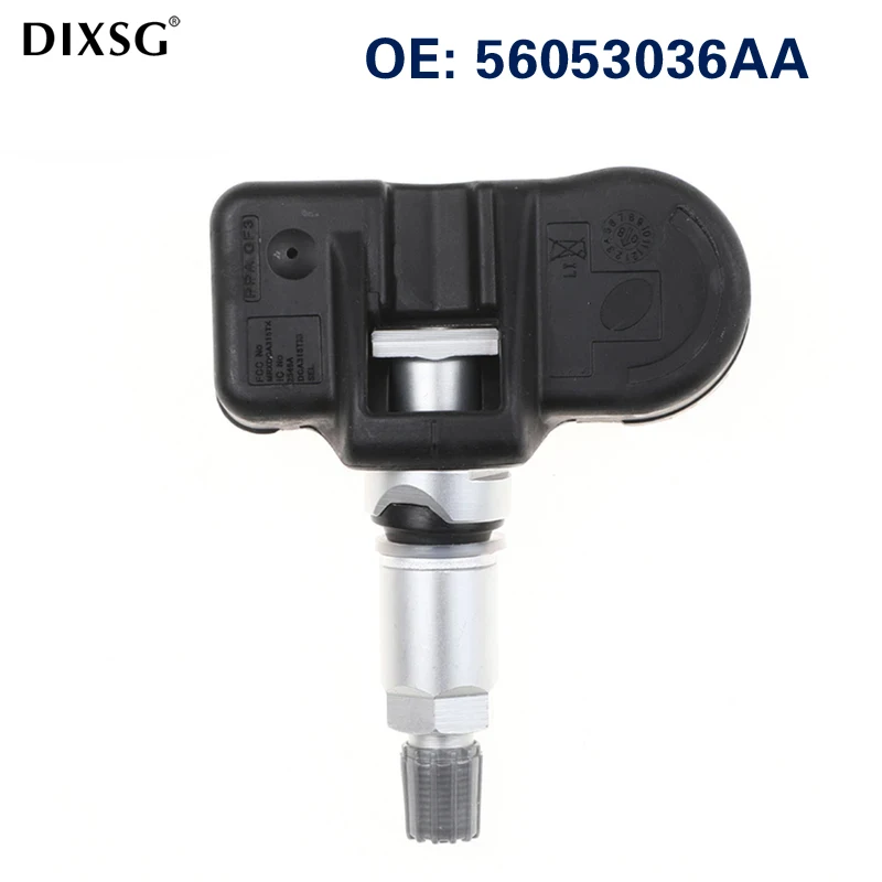 Sensor de presión de neumáticos TPMS, 4 piezas, 56053036AA, para Dodge Nitro, Brooklyn, Durango, RAM 1500, Jeep Wrangler, Liberty, Grand Cherokee