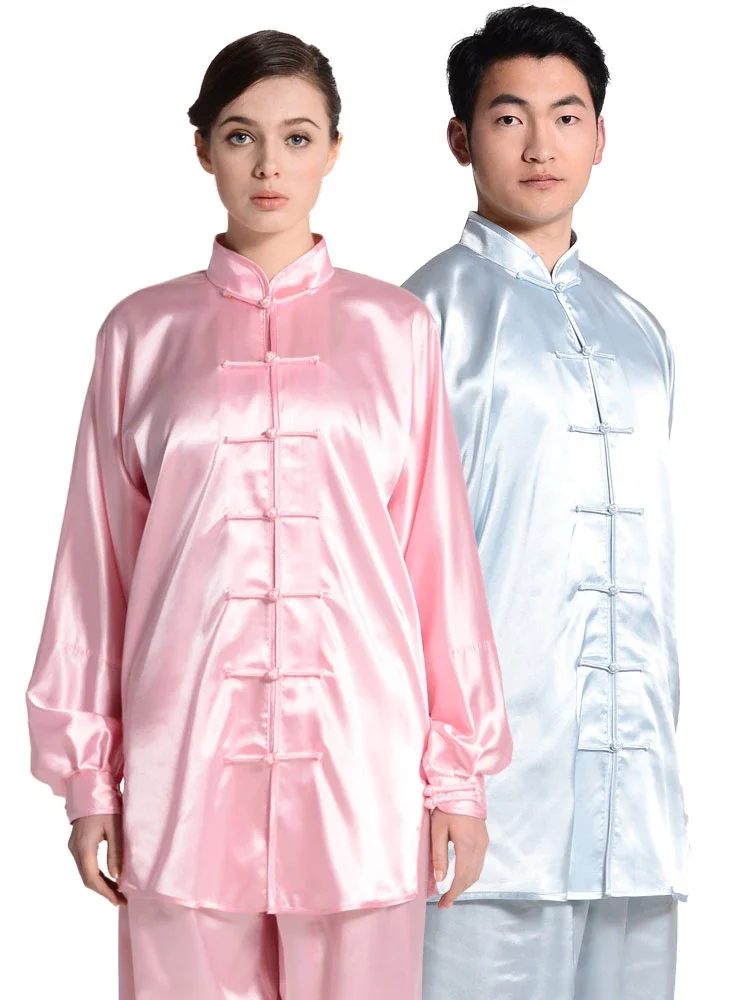 Tai Chi Clothing Breathable Practice Clothes Taijiquan Clothes Martial Arts Performance Clothes Korean Silk 2022