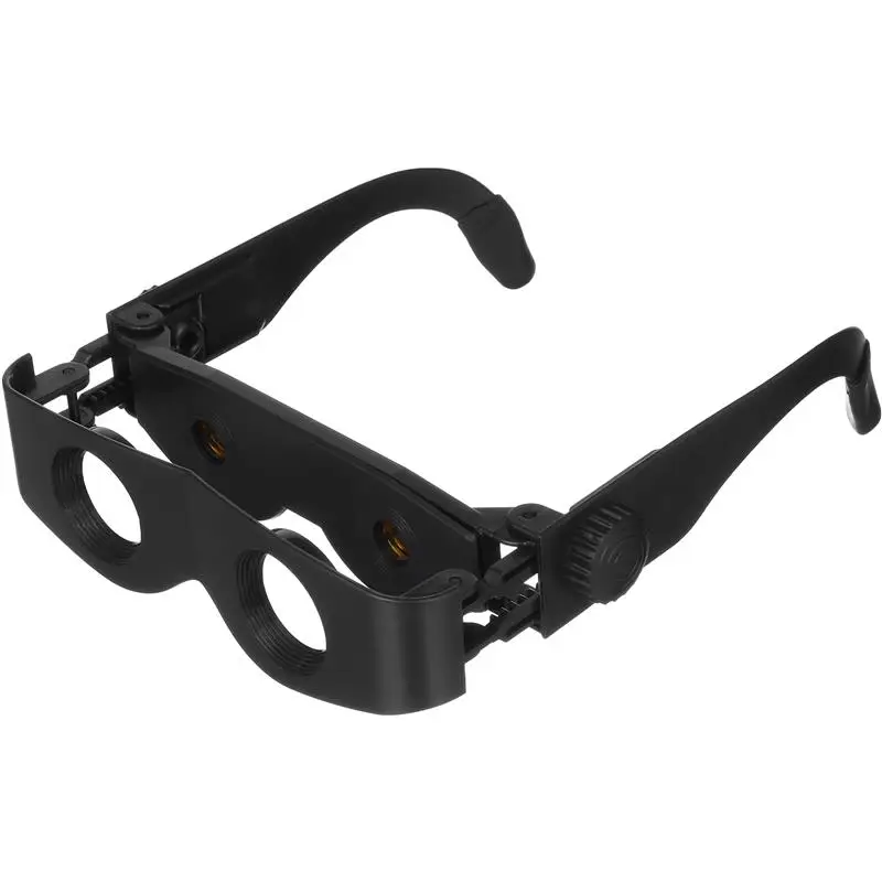 Professional Magnifying Glass 400% Magnification Hands-FreeBinocular Telescope Magnifier For Outdoor Fishing Watching Theater