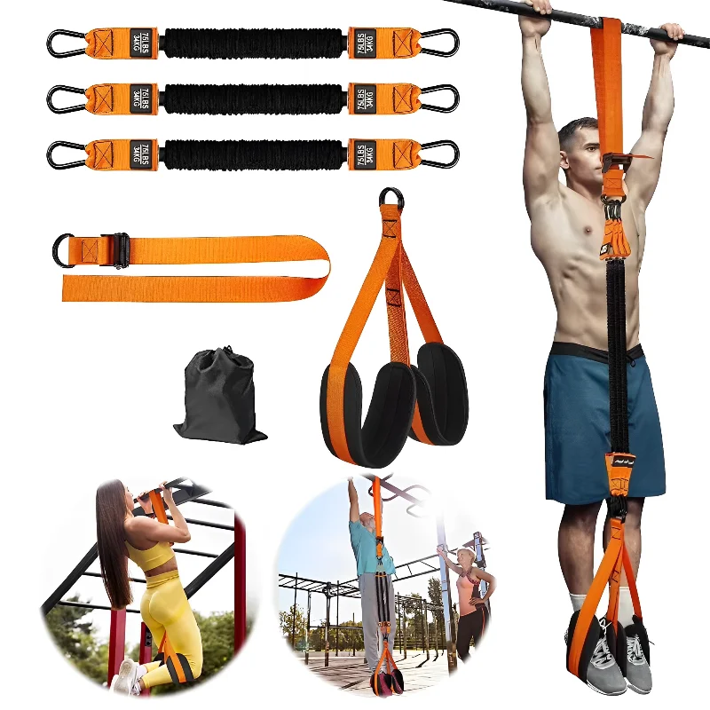 Pull Up Assistance Bands Set Widerstandsgurt für Assist Männer Frauen Hängendes Training Chin-Up Workout Body Stretching Auxiliary