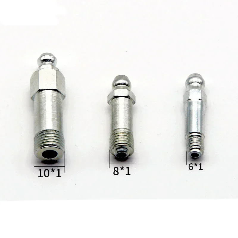 10PCS Lengthened Grease Nipple Special Zerk M6m8 Connector Head Type
