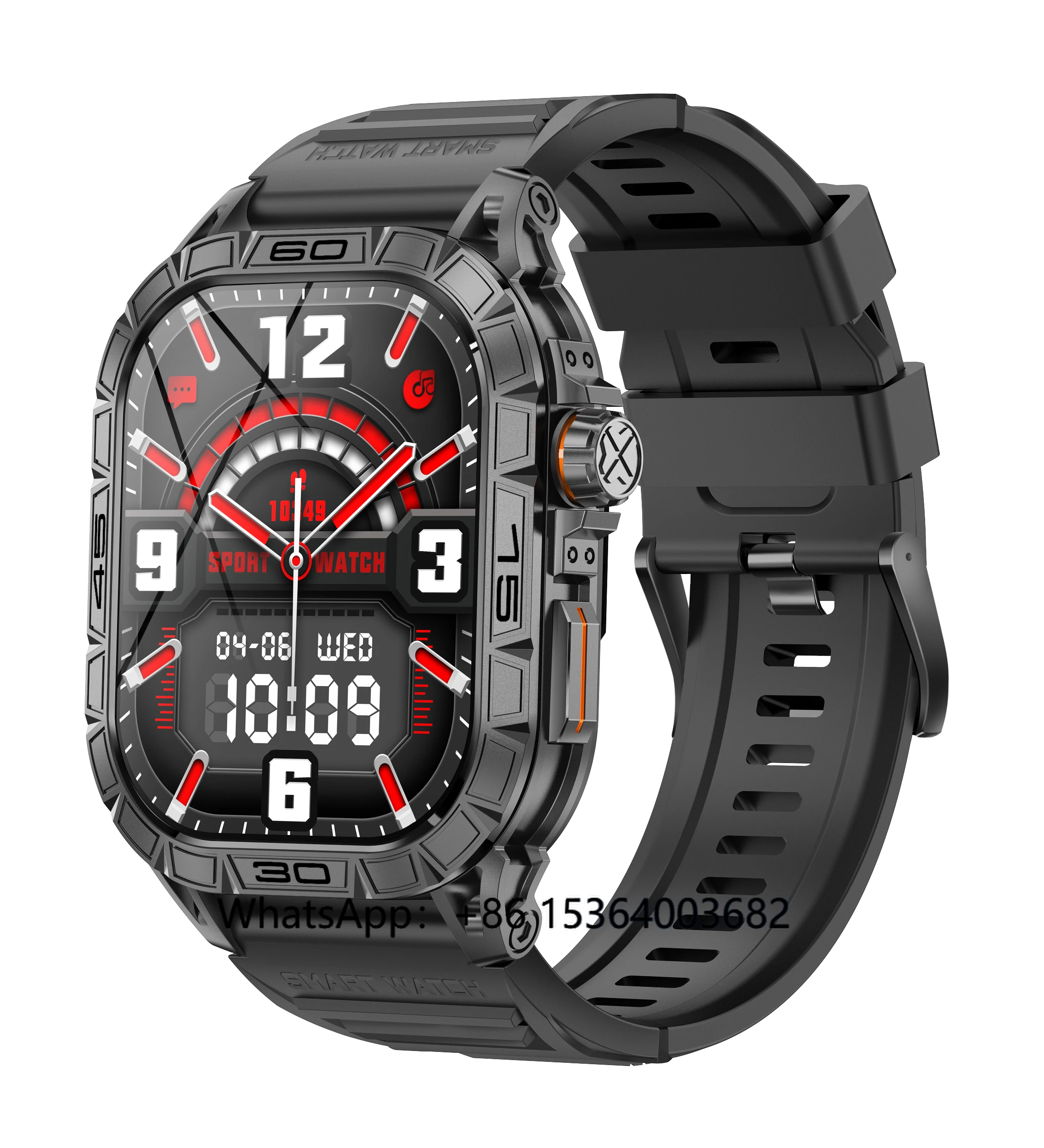 

TJXL- K63 Smart Watch Amoled with 1.43 Inch HD Screen BT Call Heart Rate 2024 Sports Smart Watch Connects K63 SmartWatch Me