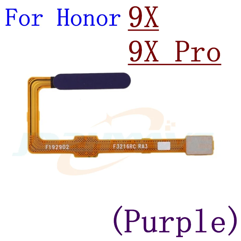 Sensor de huella digital Original para Huawei Honor 9 Lite 9i 9X Pro, ID táctil, conectar placa base, botón de inicio, extensión, pieza de Cable flexible