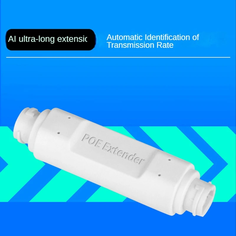 1 In 1 Out POE Repeater Network Extender Outdoor Waterproof 250M Extension One In Two Output 48V Poe Switch IEEE 802.3Af