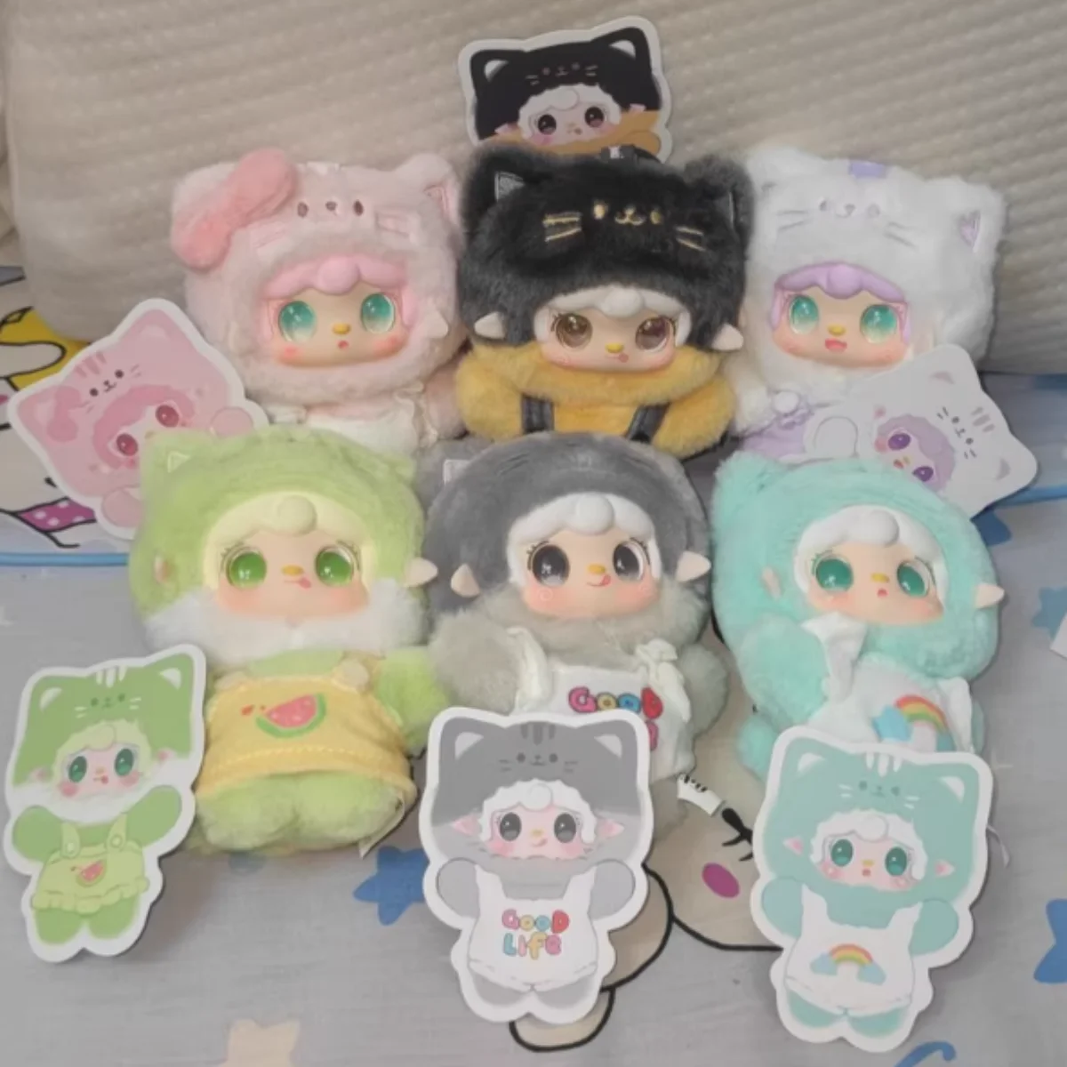 

For Yooki Kitten Summer Party Series Vinyl Blind Box 10cm Doll Cute Character Toy Bag Pendant Decoration Surprise Birthday Gift