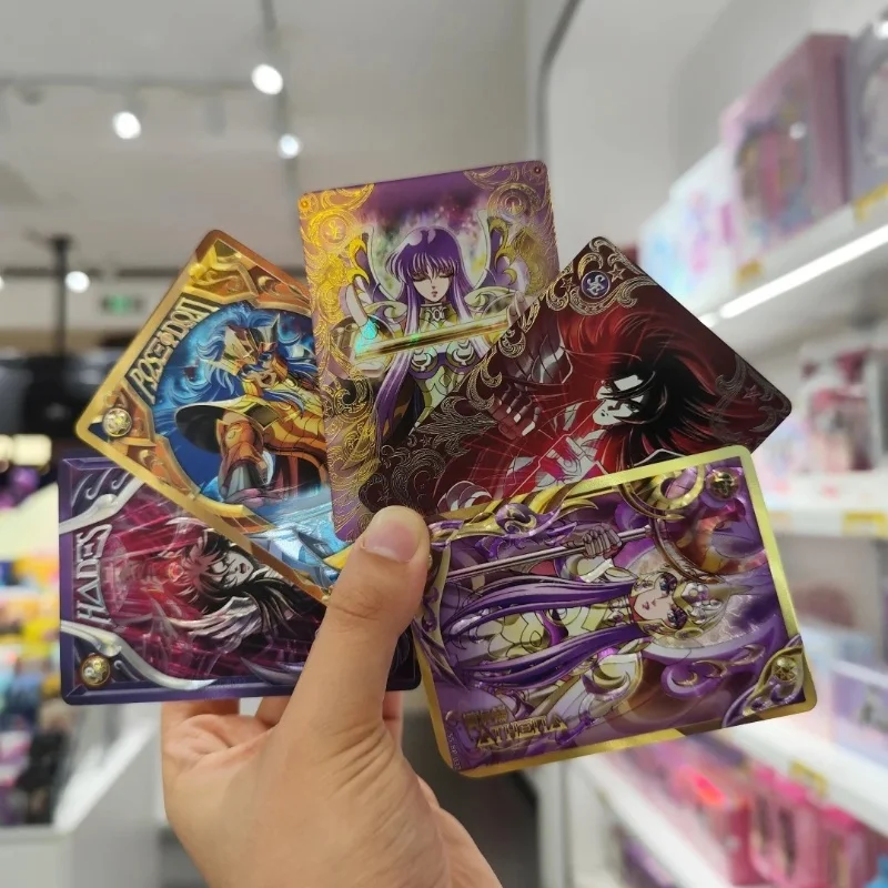 Kayou Saint Seiya New Vol.4 카드 박스 일본 애니메이션 천 각성 컬렉션 카드 골드 세인트 샤이닝 카드 생일 선물