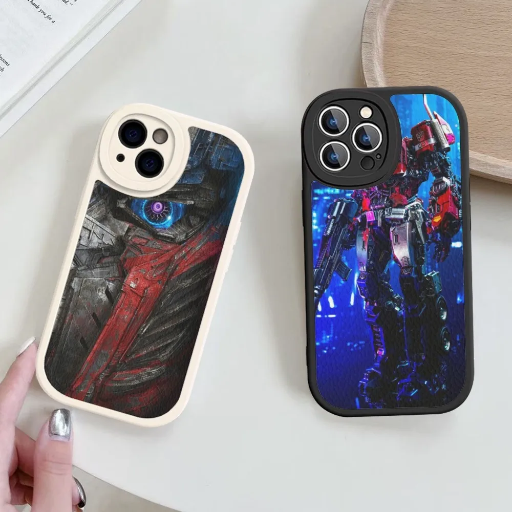 

T-Transformers Mousepad Hard Leather For iPhone 14 13 12 Mini 11 14 Pro Max Xs X Xr 7 8 Plus Fundas