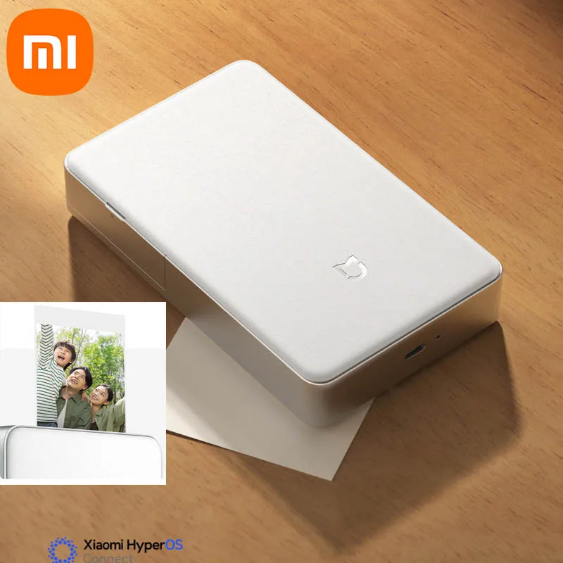 Xiaomi Mijia Pocket Photo Printer Pro AR Video Photo Bluetooth Connection Integrated Automatic Film Covering HD Printing