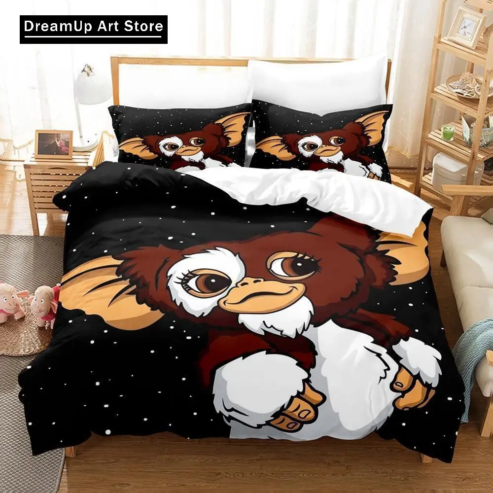 3D Print Fashion Gremlins Bedding Set Boys Girls Twin Queen King Size Duvet Cover Pillowcase Bed boys Adult Bedroom