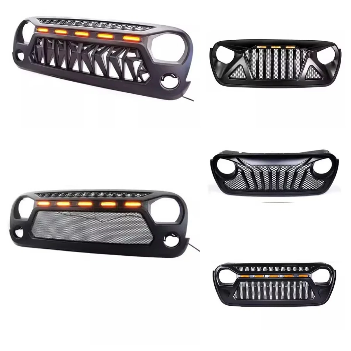 Grill Mask Grid radiator grille for Jeep Wrangler JK JL modiified Auto Accessories