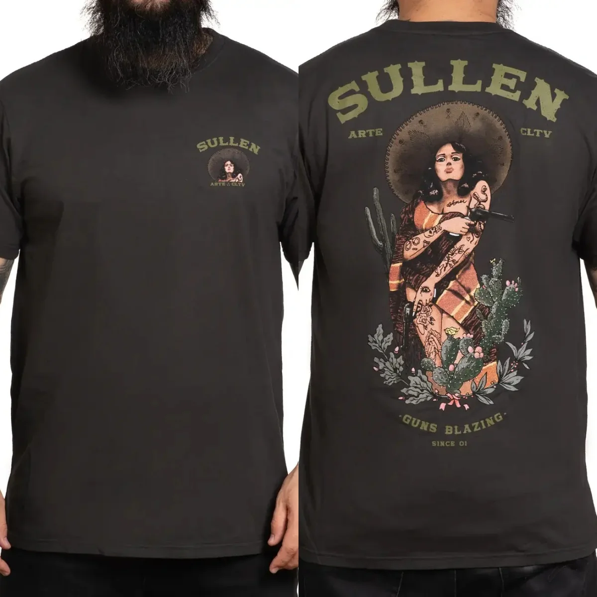 2026 Fit Sullen Clothing Graphic Cotton T-shirt Unisex Summer Short Sleeve Fashion Brand Tee Luxury Casual Vintage Tees