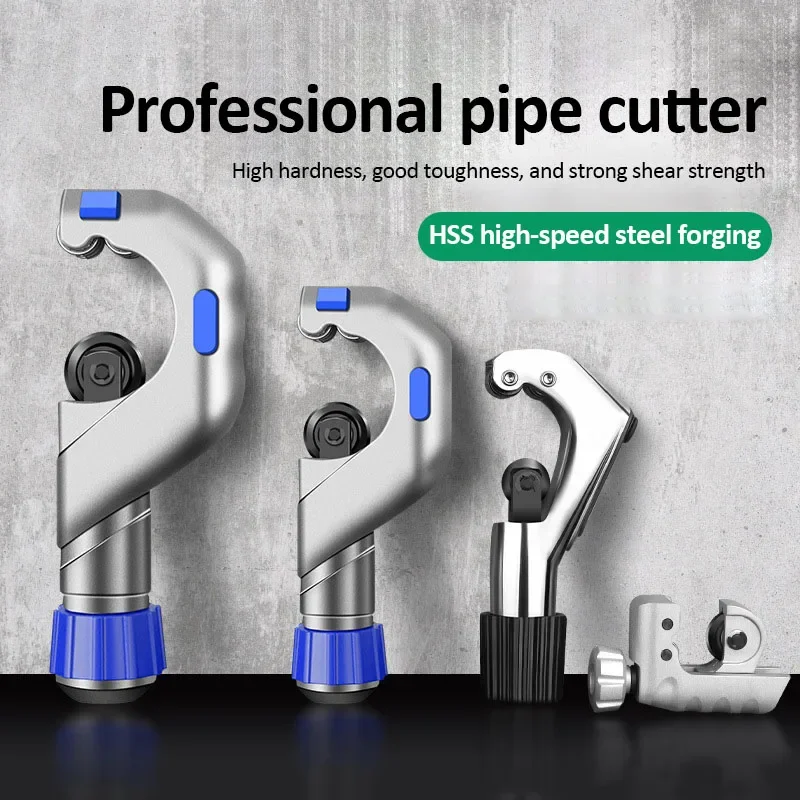 Roller Type Tube Cutter Bearing Pipe Cutter Aluminum Alloy Scissor Pipe Cutter Stainless Steel Copper Tube Plumbing Cutting Tool