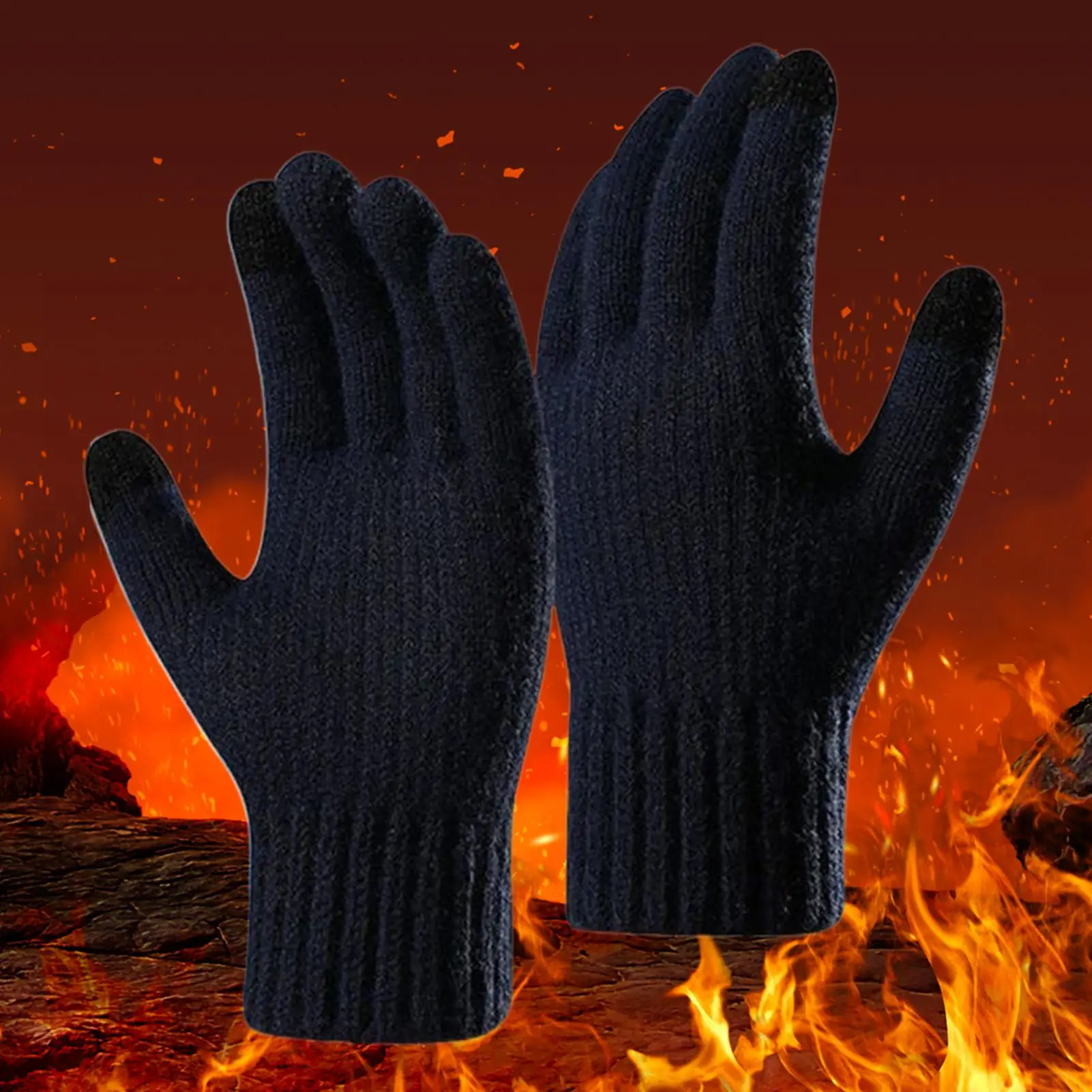 Rechargeable Heated Gloves 3-level USB Electric Heated Gloves Skiing Snowboarding Equipment For Walking Construction