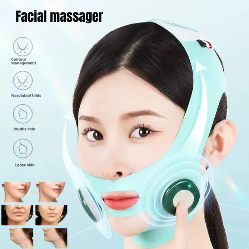 Afslanken gezichtsmassager V-lijn Gezicht Shaper Kin Wang Lift Up Riem Anti Rimpel 4 Modi Gezichtsmassager Schoonheid Huidverzorging Gereedschap