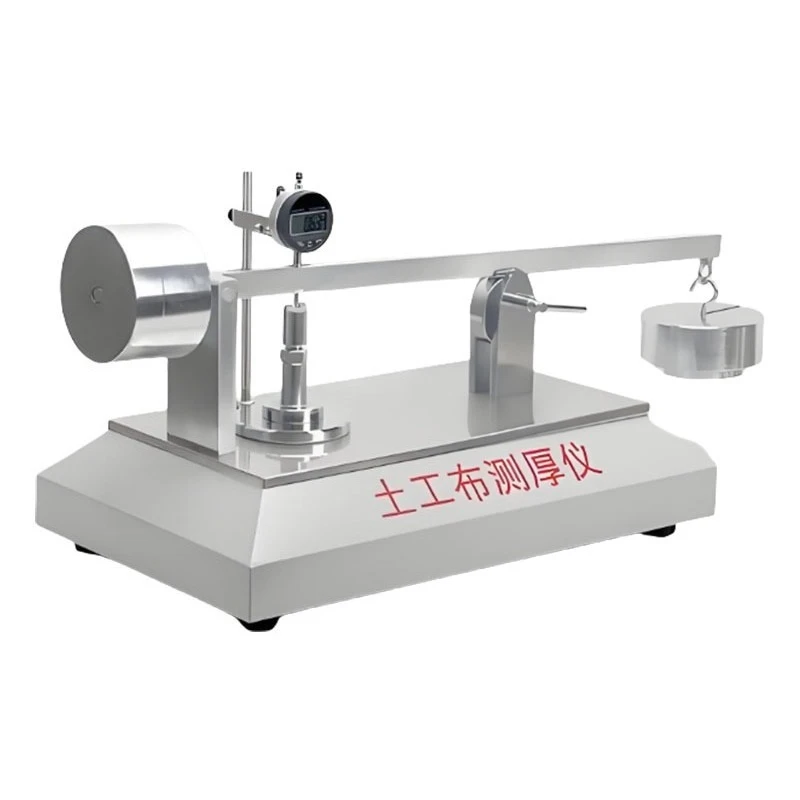 Fabric thickness tester, synthetic material thickness tester, composite fabric tester