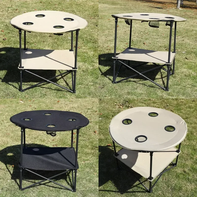 for  Waterproof Canvas Beach Table Outdoor Dining Leisure Camping Party Picnic Table