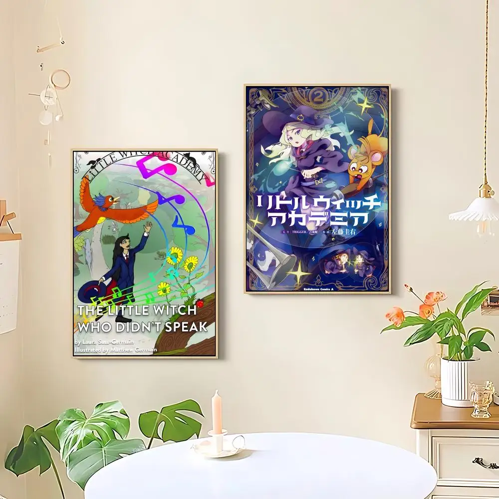 Anime L-Little Witch Academia Poster HD art sticky wall waterproof home living room bedroom bar aesthetic decoration