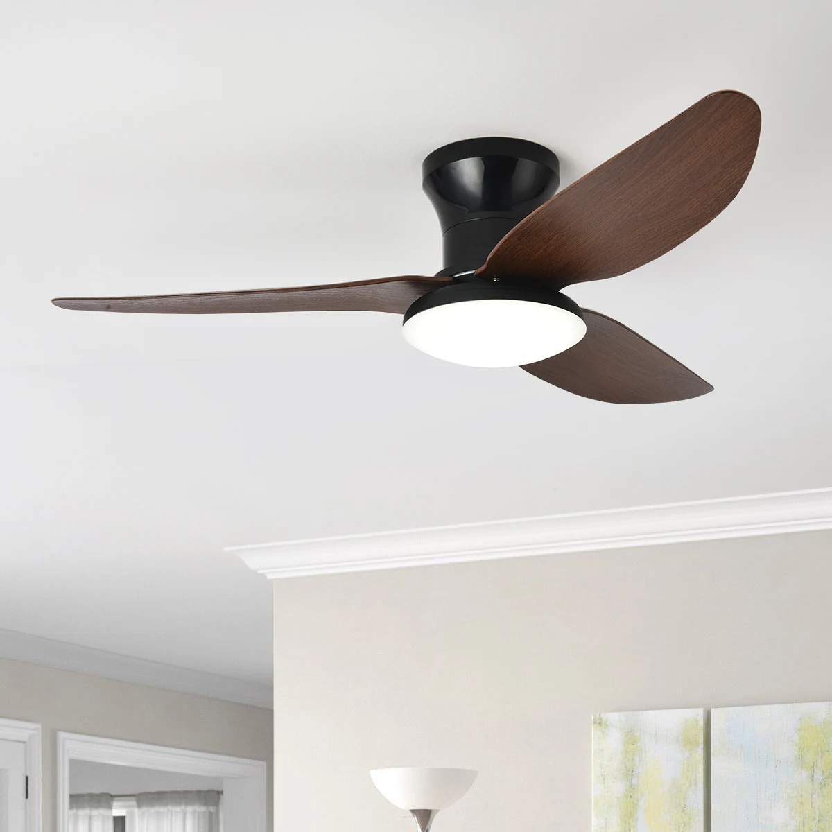 Bedroom fan light, ceiling fan light, high wind power ceiling, dining room, living room, household integrated ceiling, electric