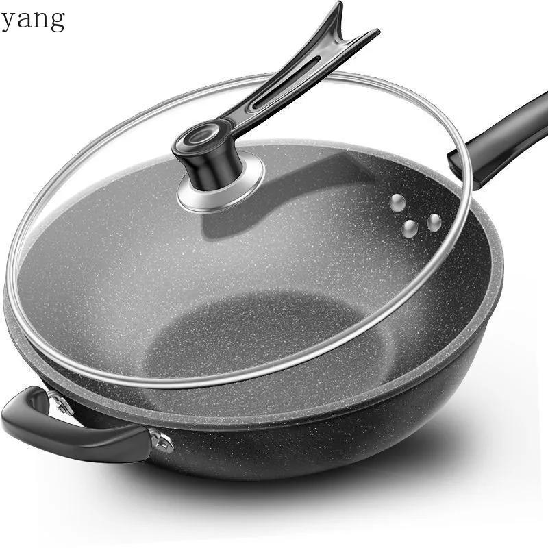 

LH Maifanshi non-stick pan household cooking iron pan light oil pan universal