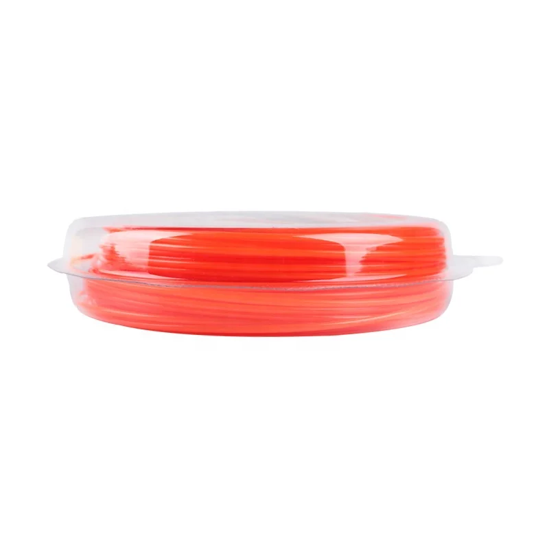 Orange 2.0mm 0.080 inch 1LB pack round grass weeder gasoline  trimmer line