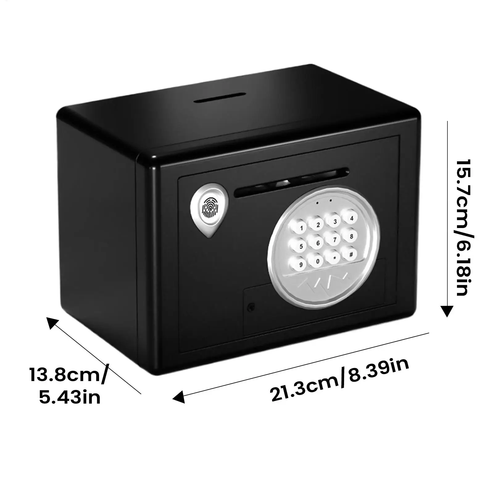 Muntbank Fantasiespel Ornament Wachtwoordslot Geldbesparende bank voor woonkamer Slaapzaal Studeerkamer Boekenplank Nachtkastje Jongens