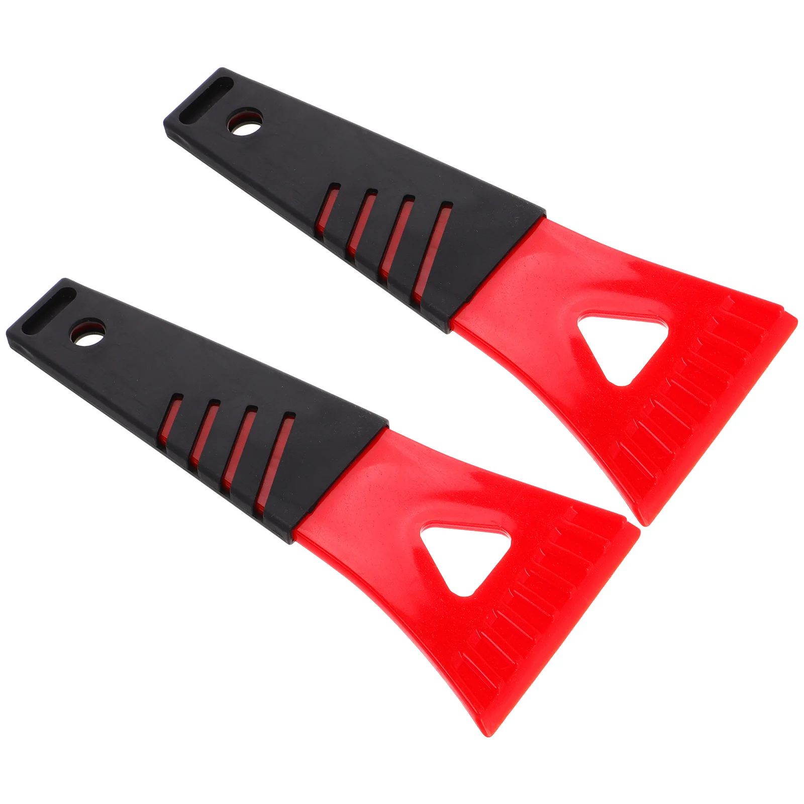

2Pcs Mini Plastic Ice Scraper Compact Lightweight Car Windshield Snow Removal Tool Portable Kitchen Defrost Scraper Car Winter
