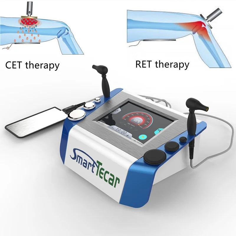 Smart Tecar Diathermy Therapy Machine Physiotherapy Pain Relief Capacitive And Resistive Energy Transfer