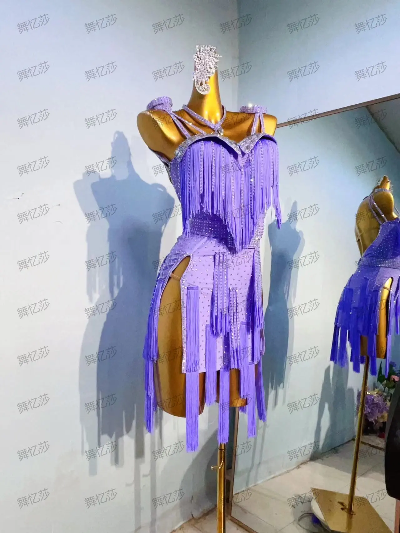 Tanzkostüme, lateinamerikanischer Tanz, Blumenkostüm, Wettbewerb, Mädchen, Kinder, Erwachsene, neue edle Göttin, Fan, professionelle Tanzkostüme