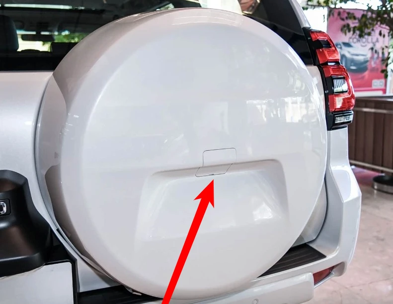 1 قطعة الأبيض الغيار الإطارات غطاء صغير لتويوتا لاند كروزر برادو 150 LCP150 2010-2022 غطاء الزخرفية ل LC150