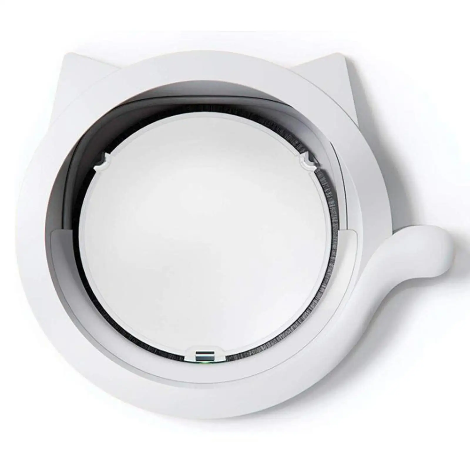 

Lockable Cat Flap Door Magnetic Pet Entry Barrier Security Door for Home Rooms and Pet Separation