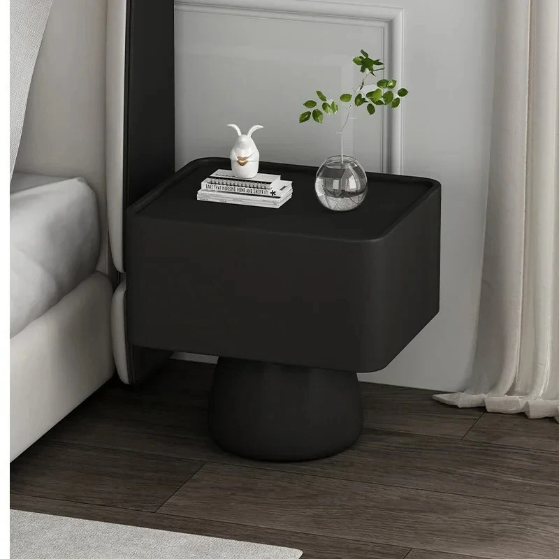 لهجة منضدة رخيصة مع أدراج بسيطة وحديثة منظم آمنة بجانب السرير أثاث صالون Mesitas De Noche فريد من نوعه من الشمال #6