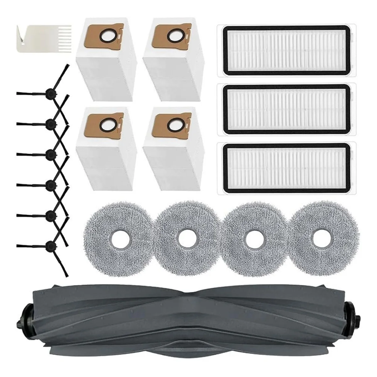 Pièces de rechange pour aspirateur robot L20 Ultra, brosse latérale principale, filtre Hepa, vadrouille, sacs à poussière de gril