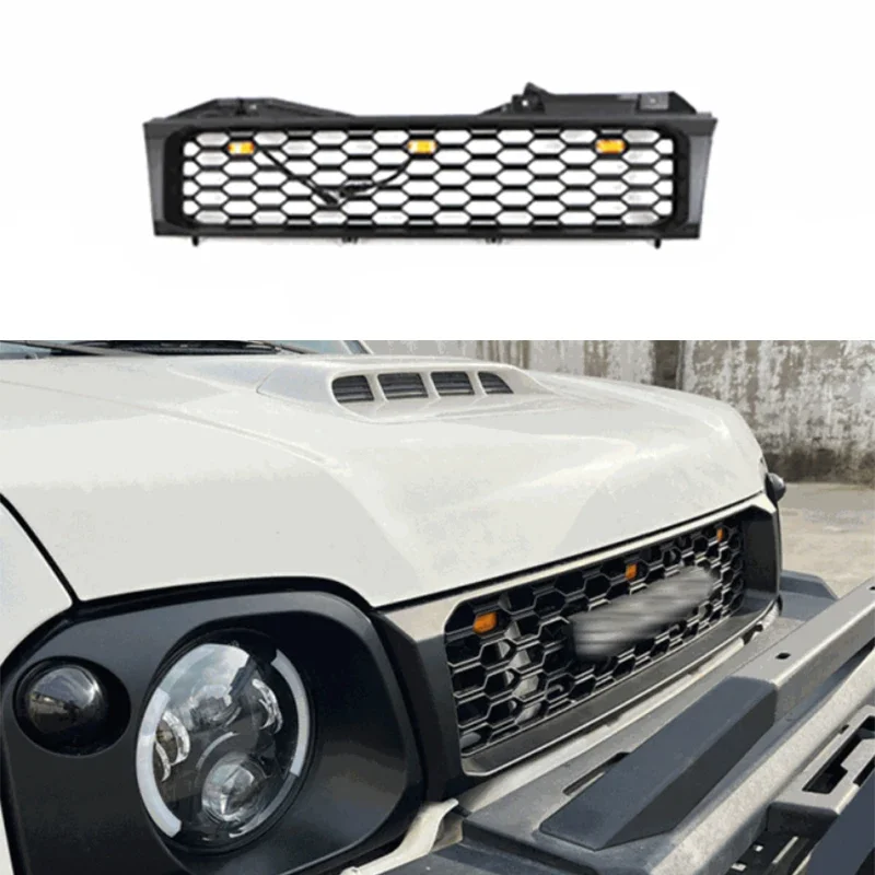 

New！ Car Grille Fit for SUZUKI JIMNY 2012-2018 Model Grille Car Exterior Trim Modification Parts Easy Installation