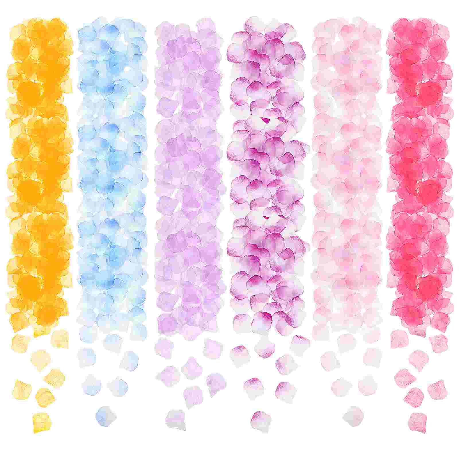 2000 Pcs Premium Silk Flower Petals for Romantic Decorations Valentine's Day Surprise Planning Party Wedding