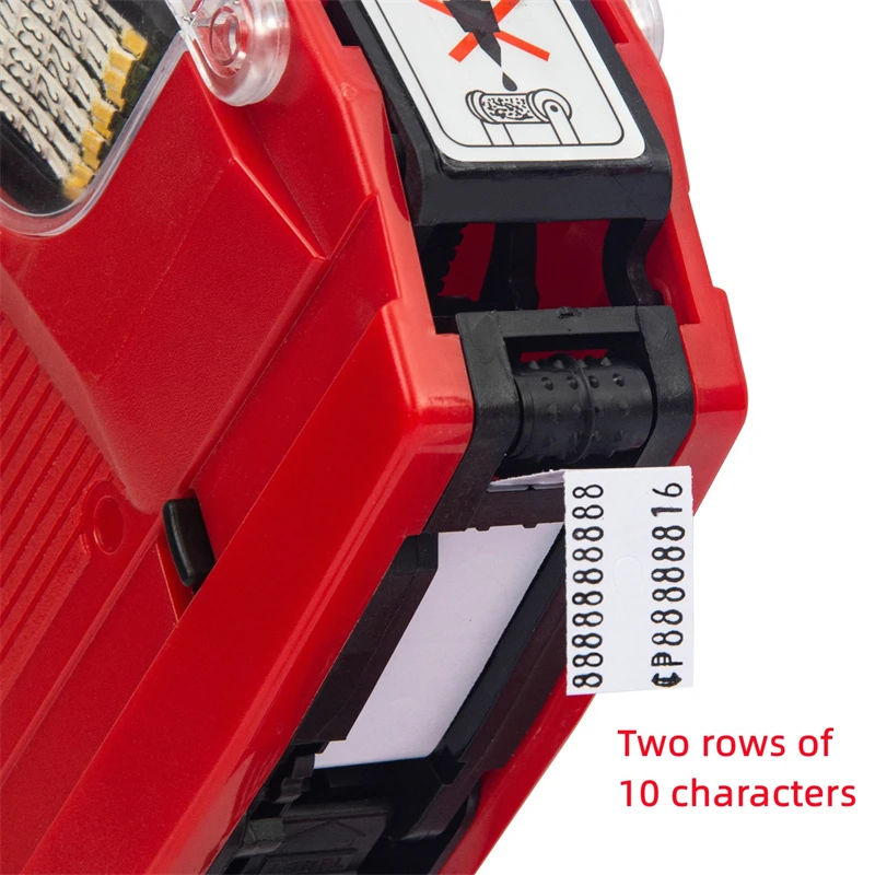 Imagem -03 - Two Line Price Label Gun Digit Two Line Labeler Adequado para Lojas de Varejo Pricing Label Display Tool Mx6600eos 10 1pc